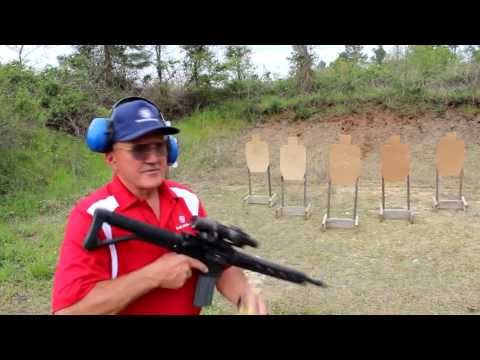 AR-15 5 shots in 1 second with fastest shooter ever, Jerry Miculek (Shoot Fast!)