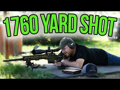 One Mile Long Shot With The Remington MSR And A New Long Range Shooter